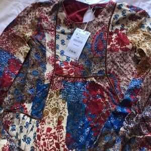 Zara boho style long dress, NWT